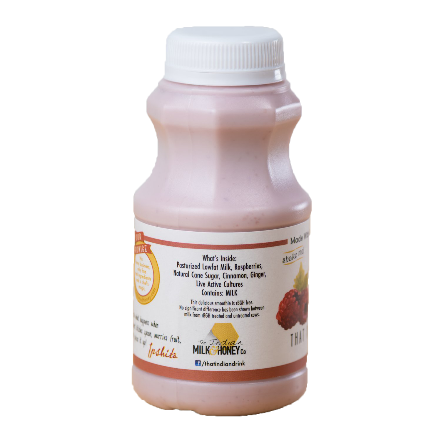 Raspberry Cinnamon Lassi - 8 oz