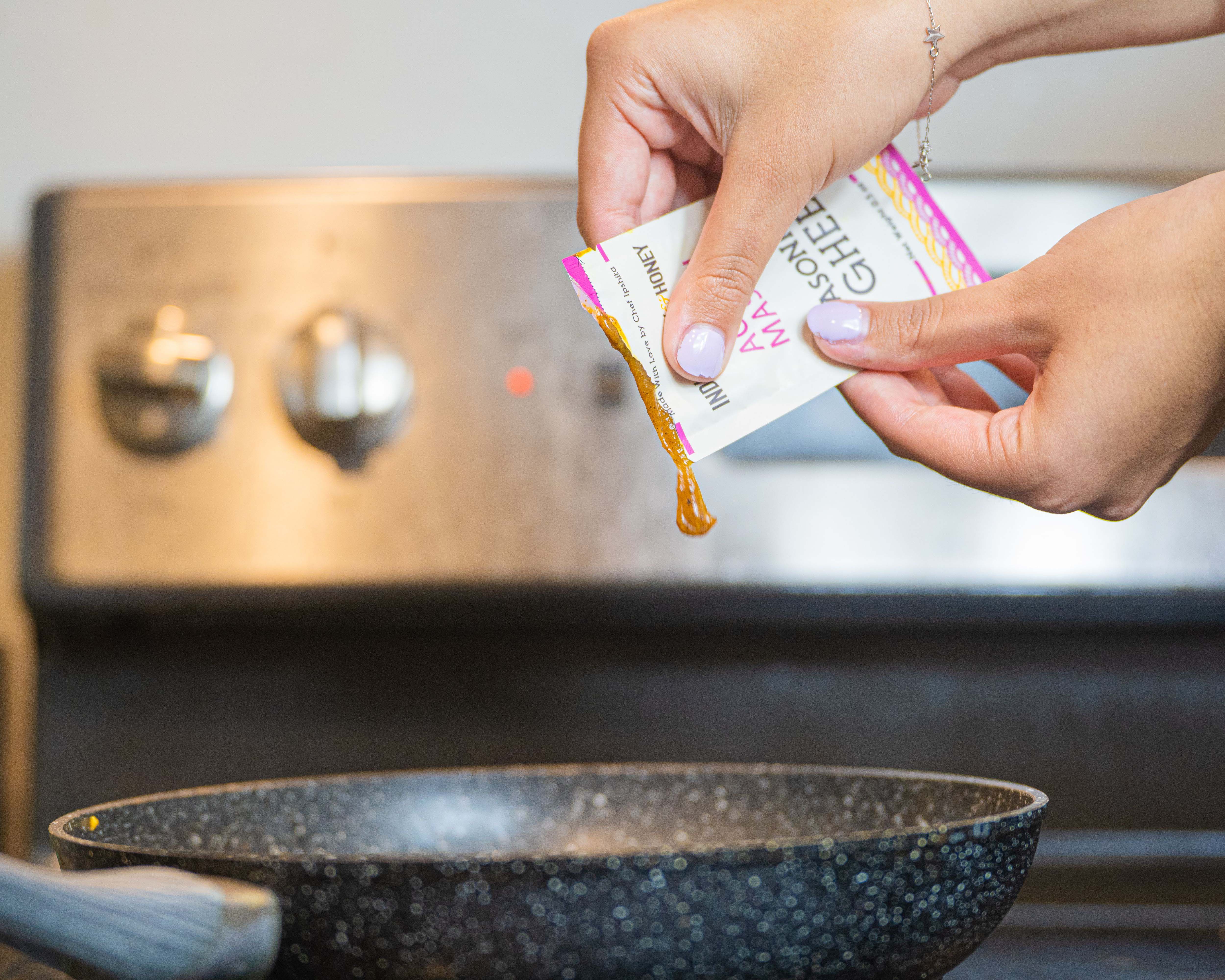 Chef Crafted Portable Seasoning Ghee Packets in Achari Masala