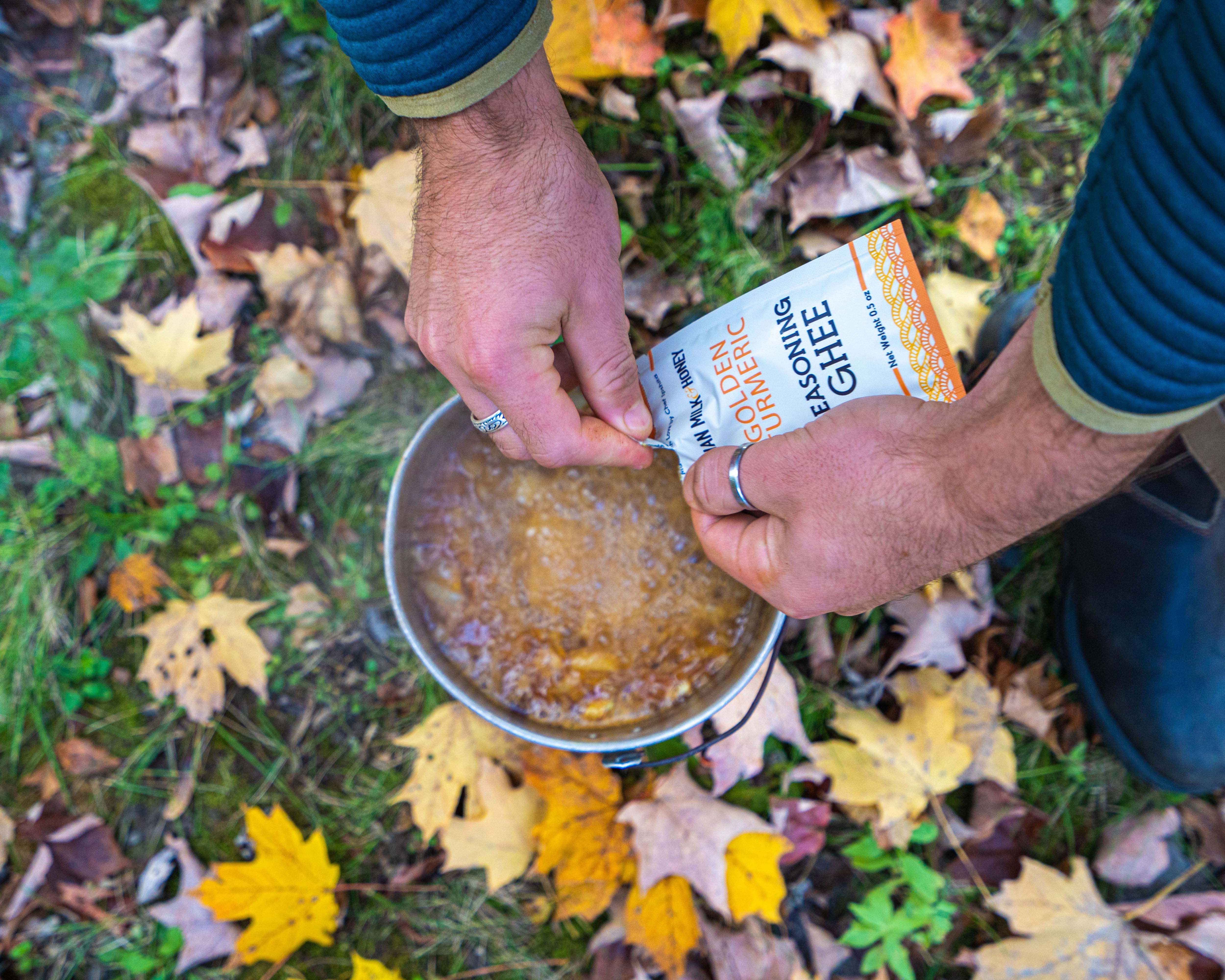 Chef Crafted Portable Ghee Packets in Golden Turmeric