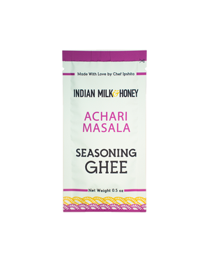 Chef Crafted Portable Seasoning Ghee Packets In Achari Masala – Indian Milk  & Honey
