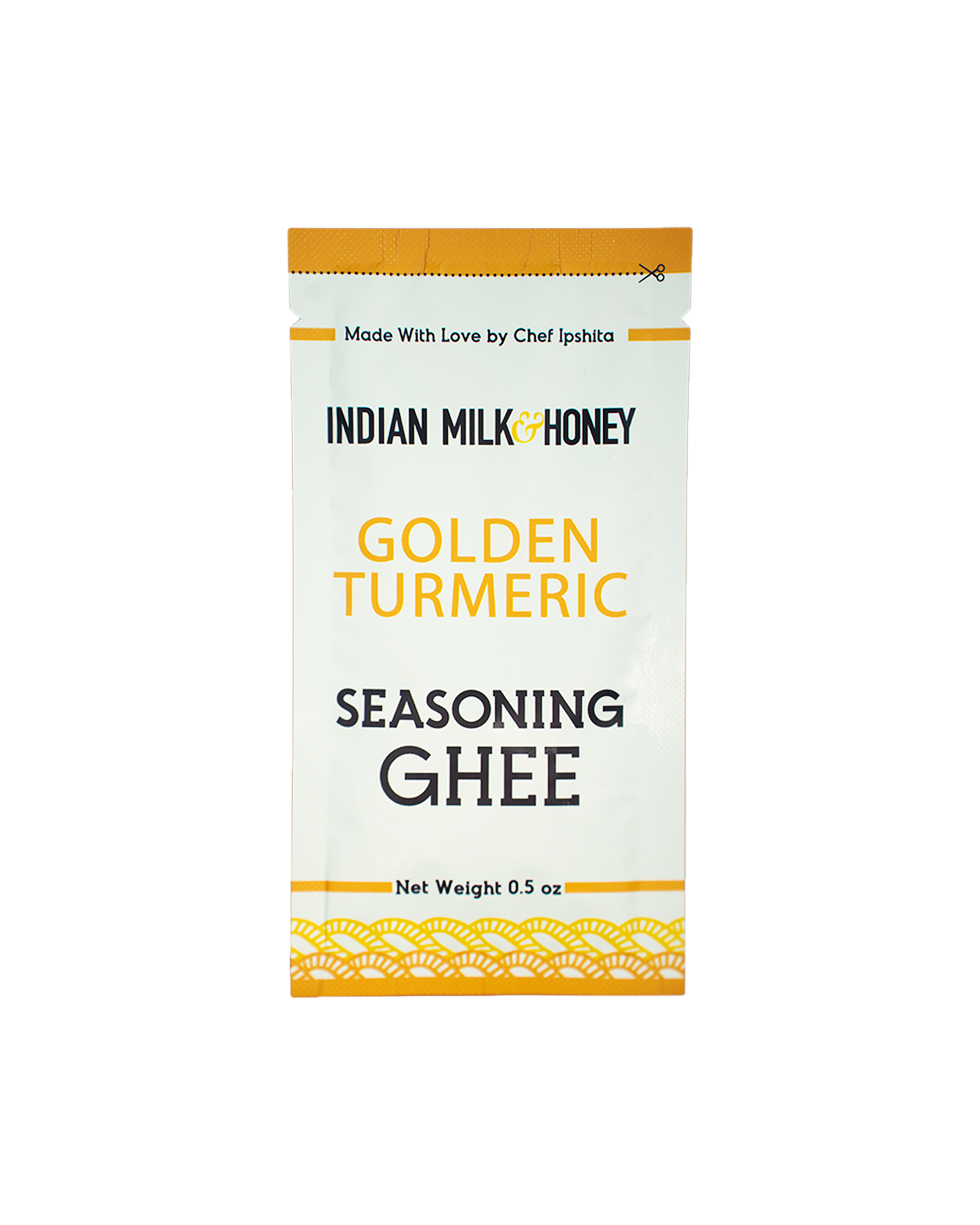 Chef Crafted Portable Ghee Packets in Golden Turmeric